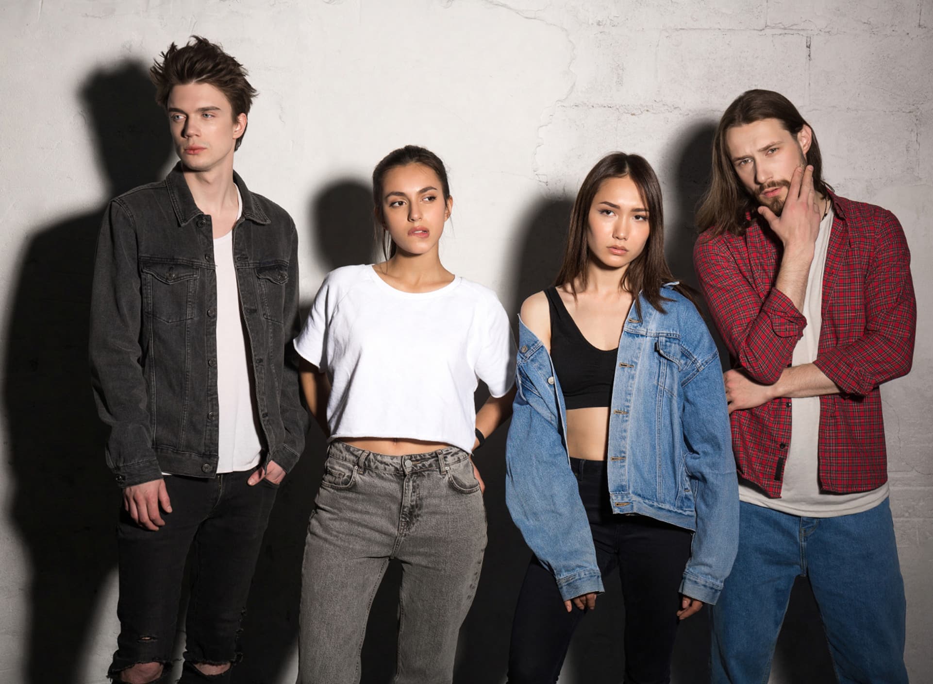 Diverse models in casual fashion